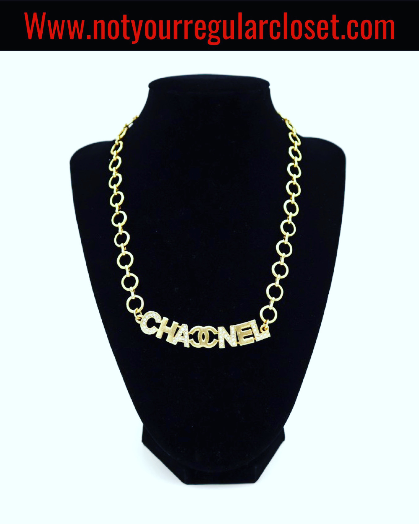 Beautiful Custom Chanel Necklace - Not Your Regular Closet