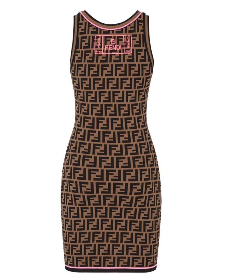 Fendi Logo Knit Zucca print Dress - Not Your Regular Closet